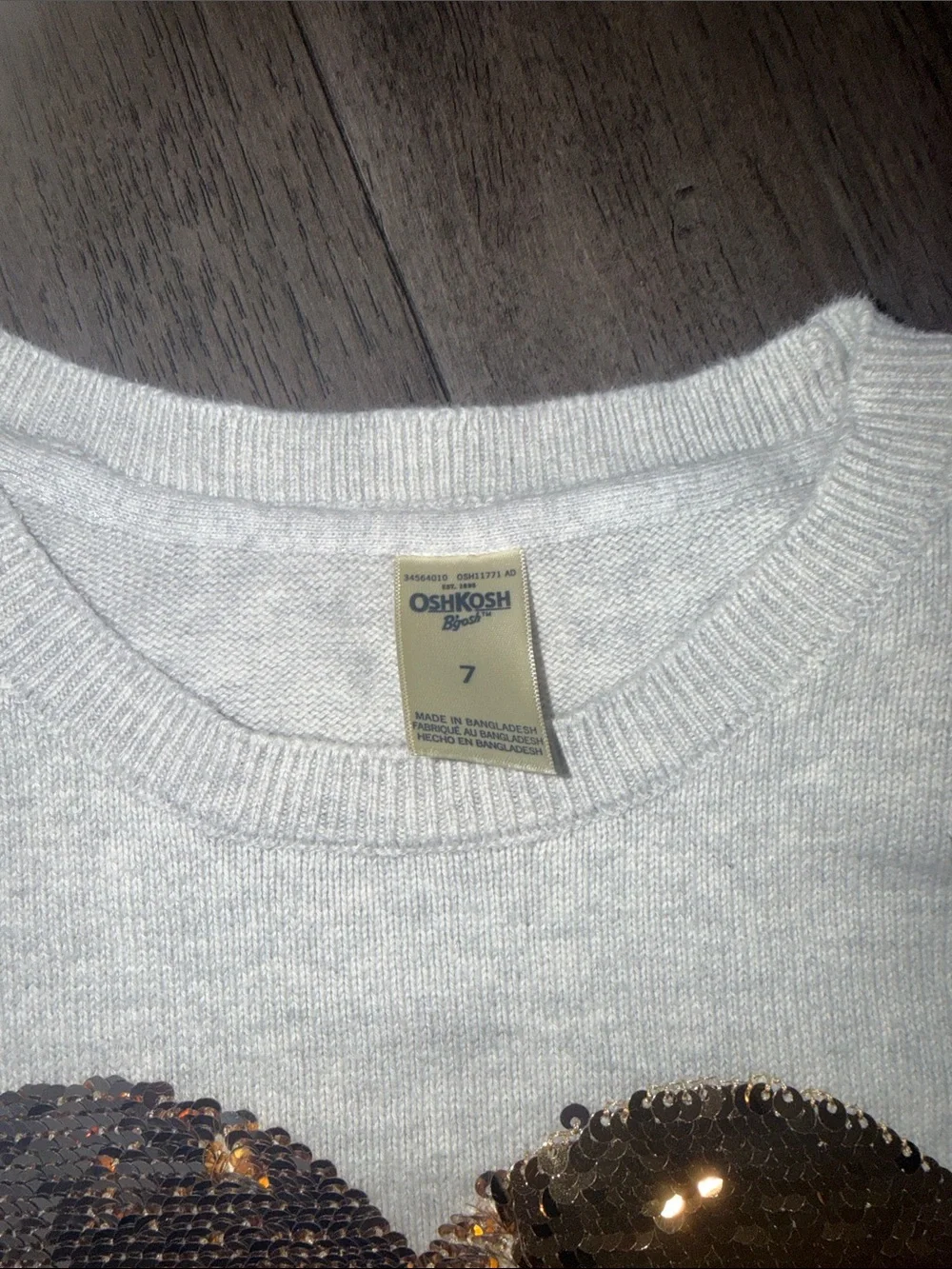 Bundle of Girls' Sweatshirts with Sequin, unicorn and hearts